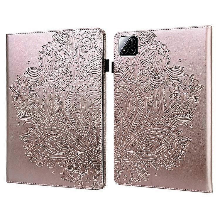 Compatible For Xiaomi Pad 7 Pro / Pad 7 Case Peacock Flower Pattern Card Holder Leather Tablet Cover