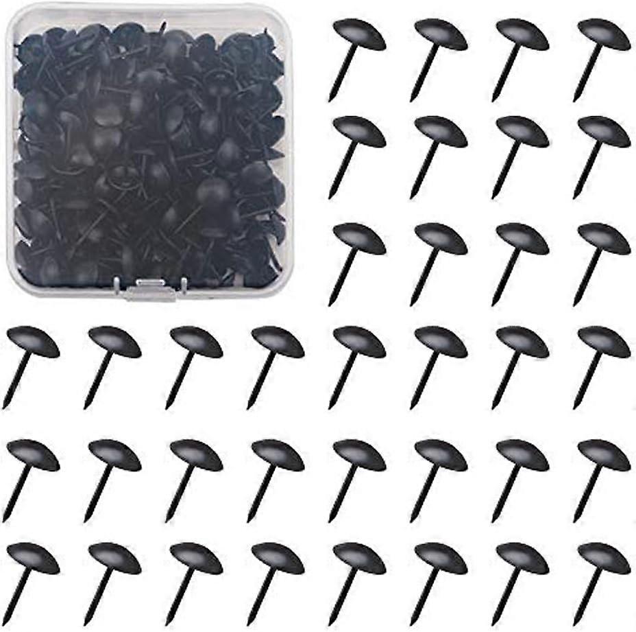 round decorative nails with box, for upholstered furniture, cork board or DIY projects,