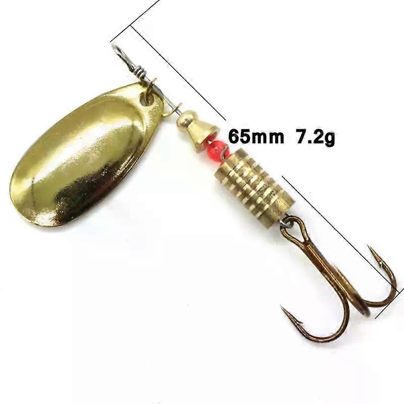 1pc Rotating Spinner Fishing Lure Spoon Sequins Metal Hard Bait Wobblers Bass Pesca With Feather Hooks 3.5g/4.5g/7g/9g/12g