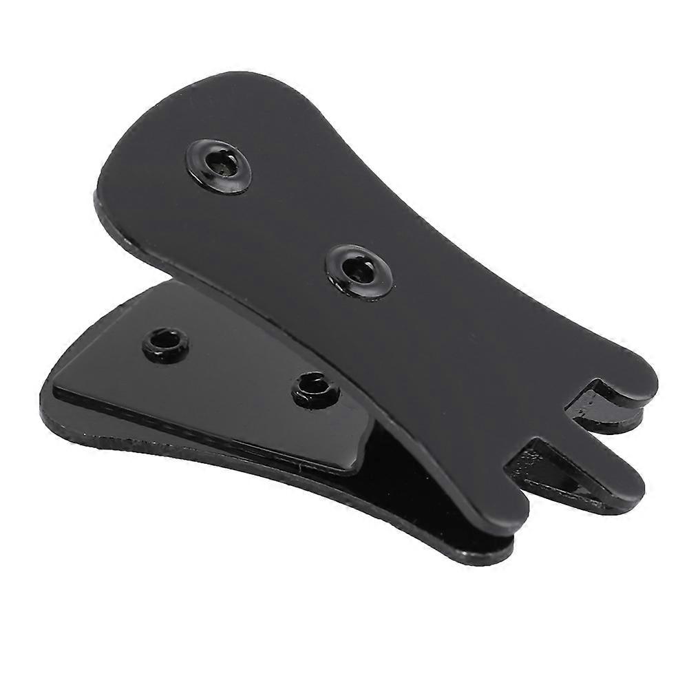 Metal Mute Musical Instruments Accessory Portable for Erhu KaO hu ChunG hu(Black)