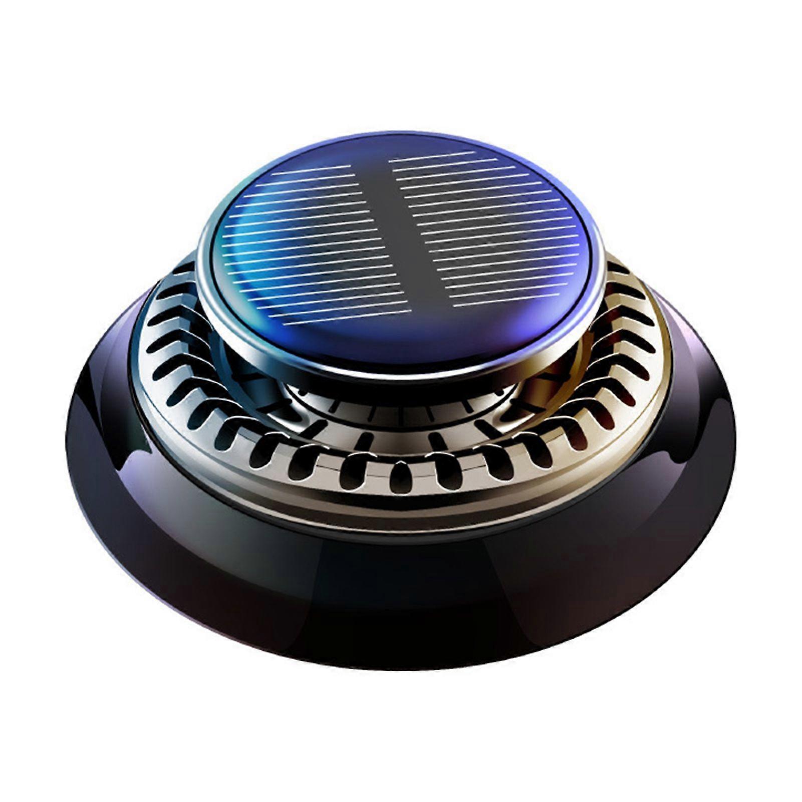 Solar Car Air Freshener Automatic Rotatable Long Lasting Fragrance Air Purifying Auto Aromatherapy Diffuser Ornament Car Interior Accessories