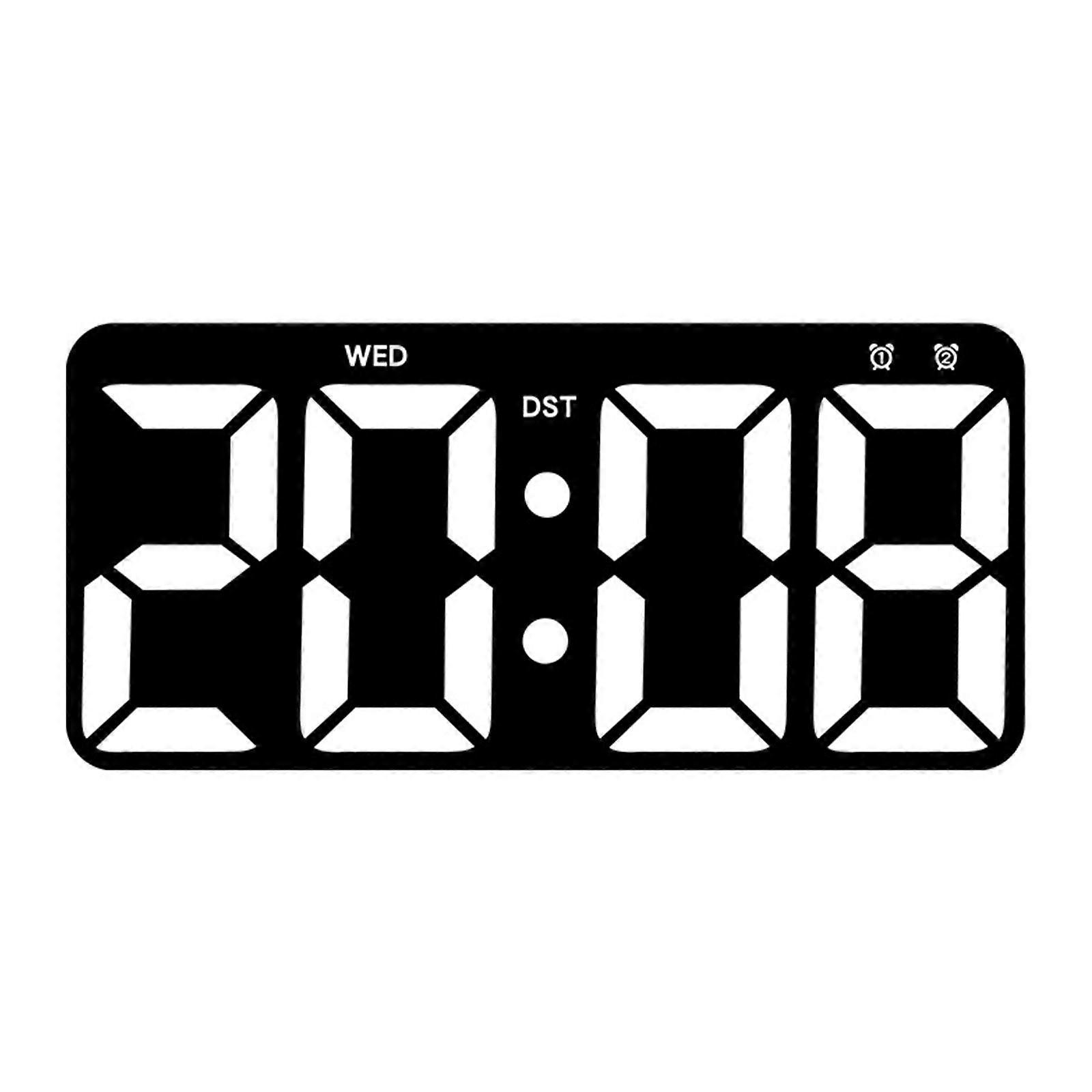 Multifunctional Digital Clock with Numbers, Countdown Feature, and Built In Thermometer for Home or Office
