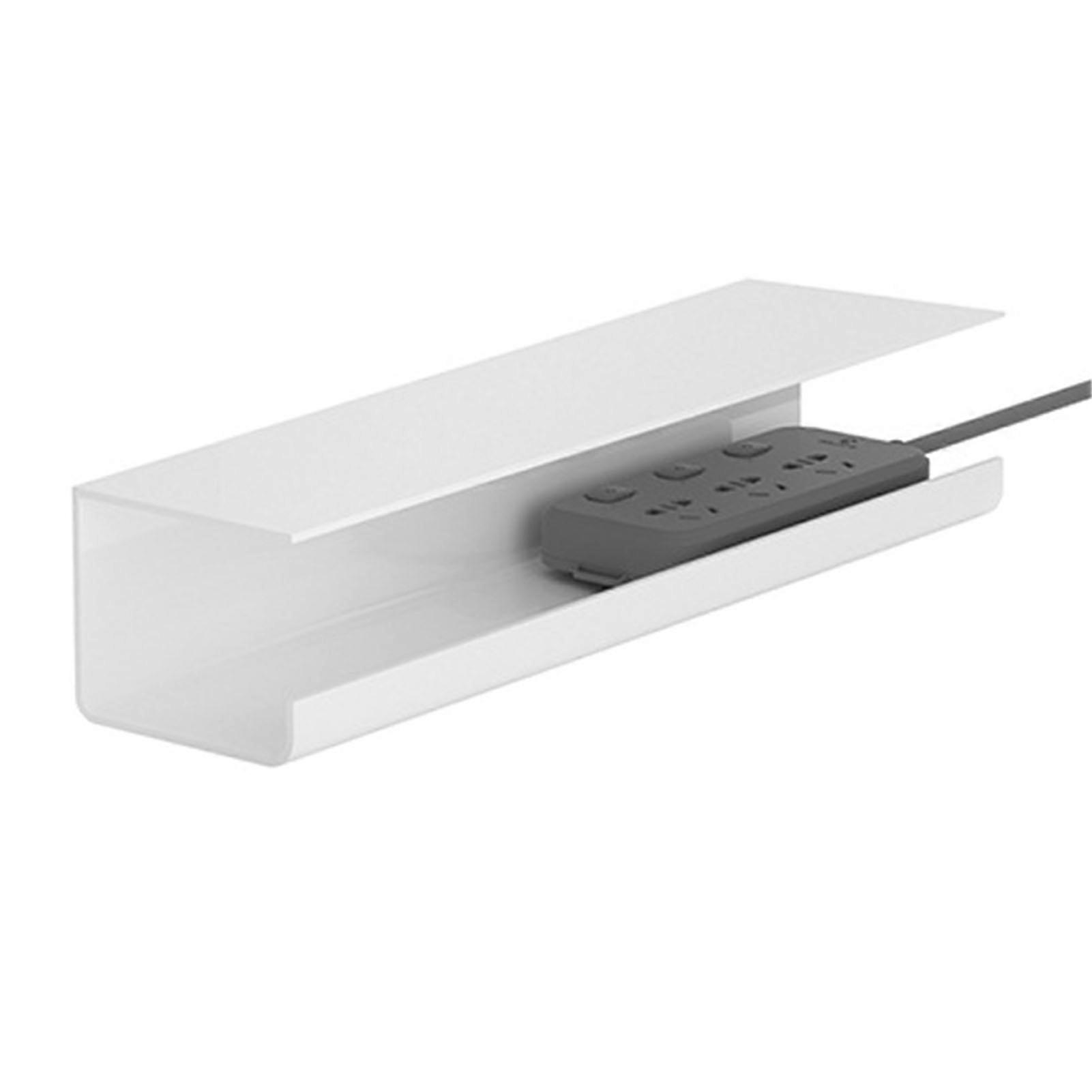 Under Desk Cable Management Tray Reduce Clutter Durability Punch Free Under Desk Power Strip Organizer