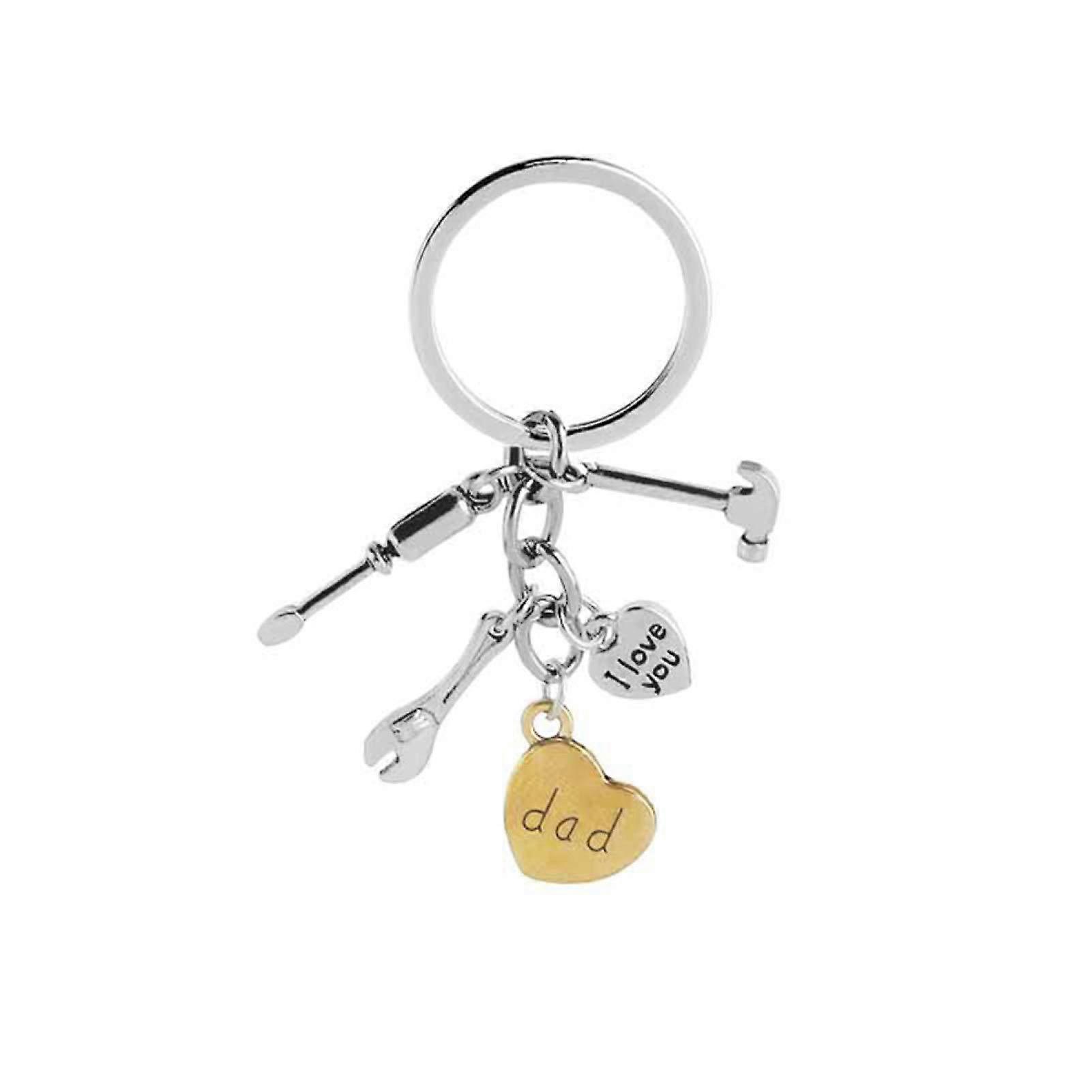 Creative Love Heart Key Chain for Mom Dad