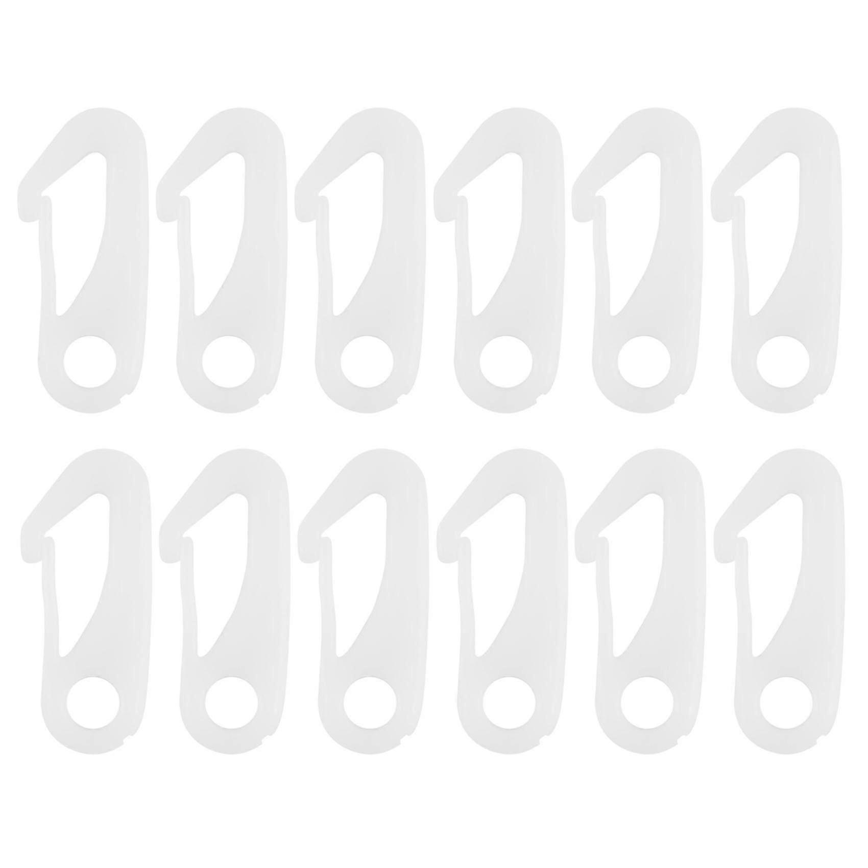 12pcs Flag Pole Clip Snap Hooks Flag Clips Flag Pole Accessory - Attach Flags Hooks To Halyard Rope And Buckle The Flag