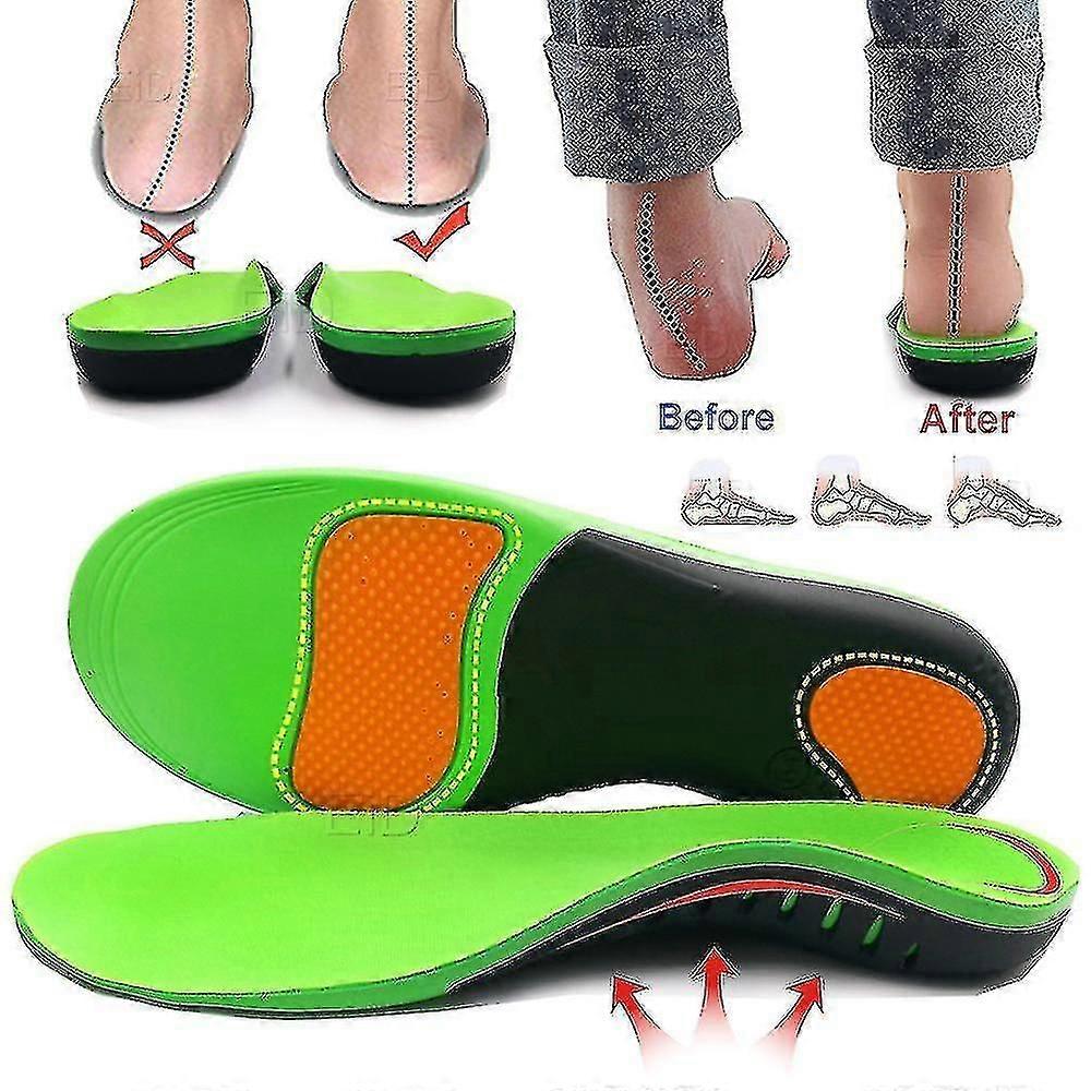 Beste Eva Orthopädie Schuhe Sohle Einlegesohlen für Füße Bogen Fußpolster X / o Typ Beinkorrektur Flachfuß Bogen Unterstützung Sportschuhe Einsatz