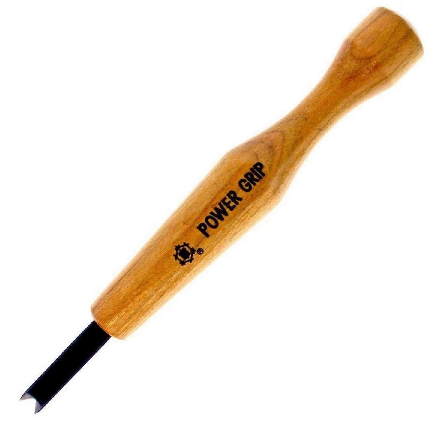 Mikisyo Power Grip Wood Carving & PMC Parting Tool 60 Degree V Gouge 6mm