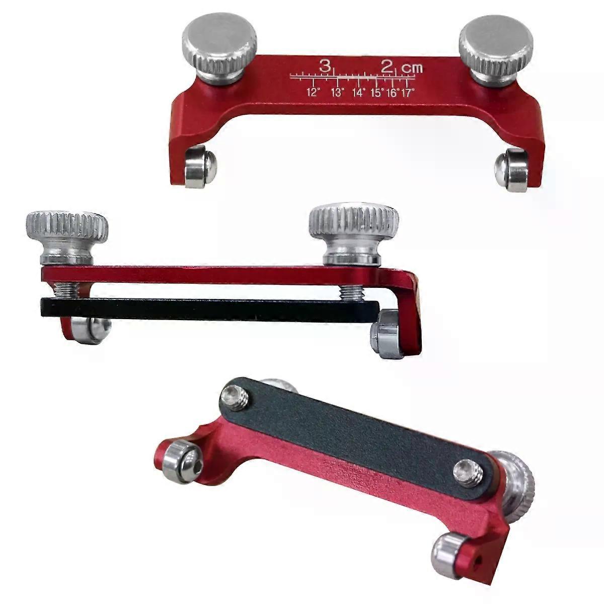 Honing Guide System Aluminum Chisel Sharpener for Woodworking Chisels and Planes Chisel Sharpening Holder Guide with Angle Scale