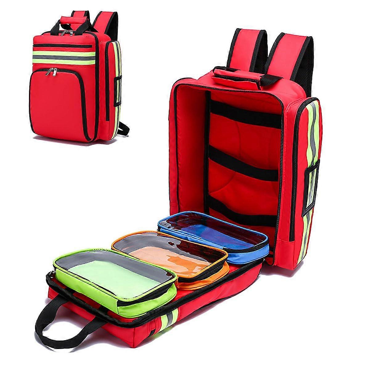 First aid travel backpack