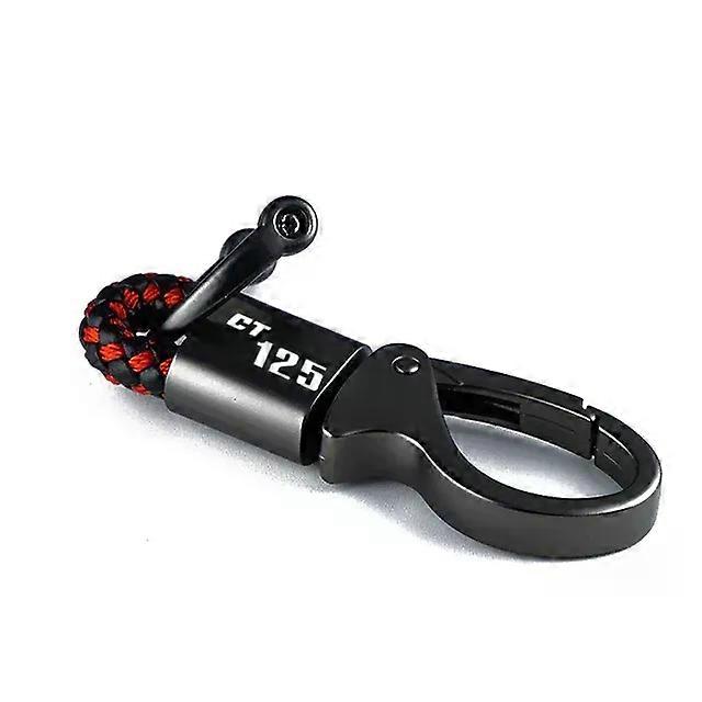 For CT125 CT 125 2025 2025 Universal Accessories Motorcycle Braided Rope Keyring Metal Keychain