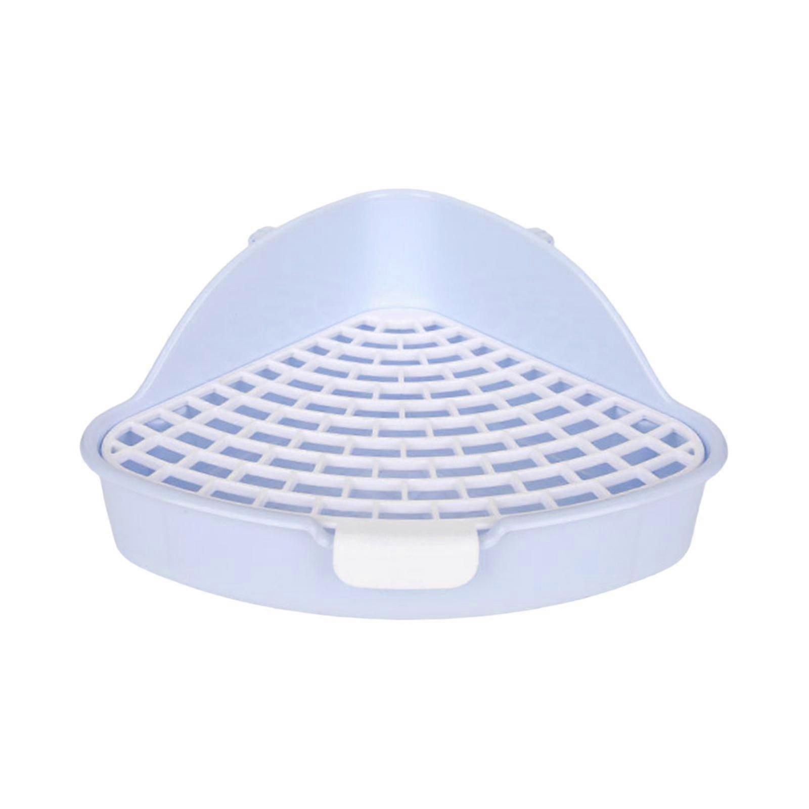 Rabbit Potty Bedding Box Triangle Pet Pan for Hamster Rabbit Cage Accessories