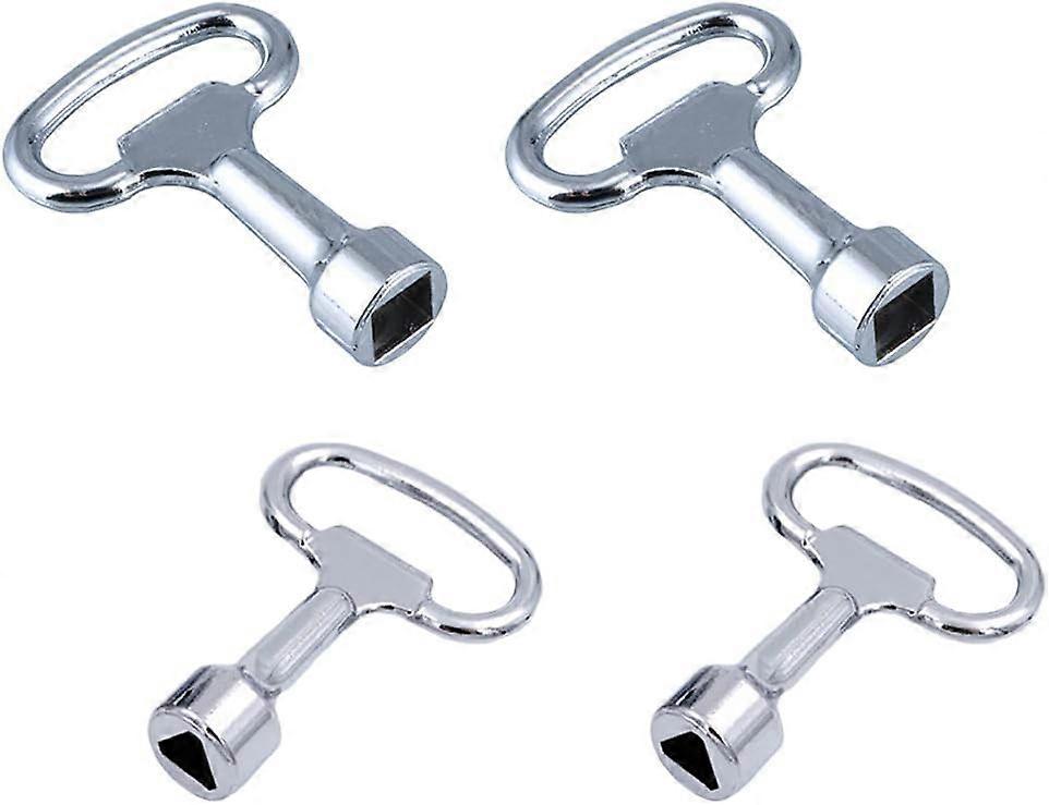 Triangle Socket Spanner Key For Electric Cabinet Locks, Zinc Alloy Corrosion-Resistant Metal Sturdy And Durable Set For Professional And Household Use