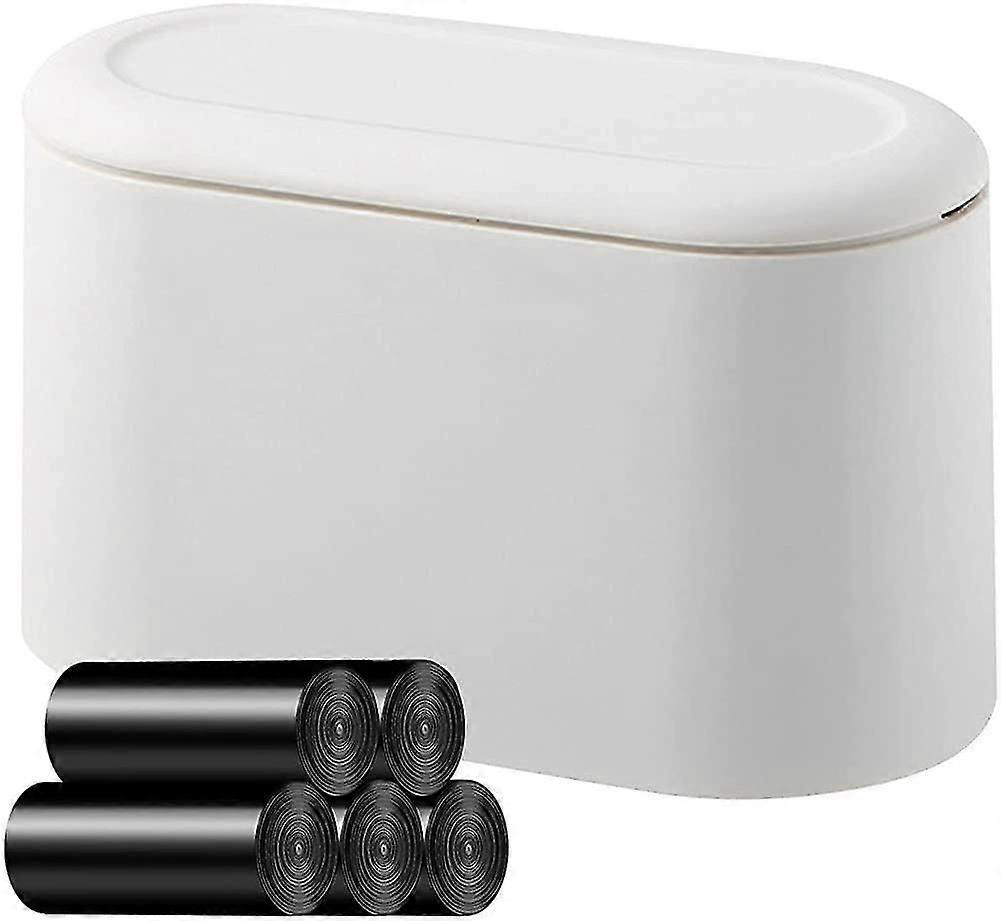 Desktop-Papierkorb mit Deckel - Anti-Drop und durable.easy Zu reinigen Desktop-Papierkorb