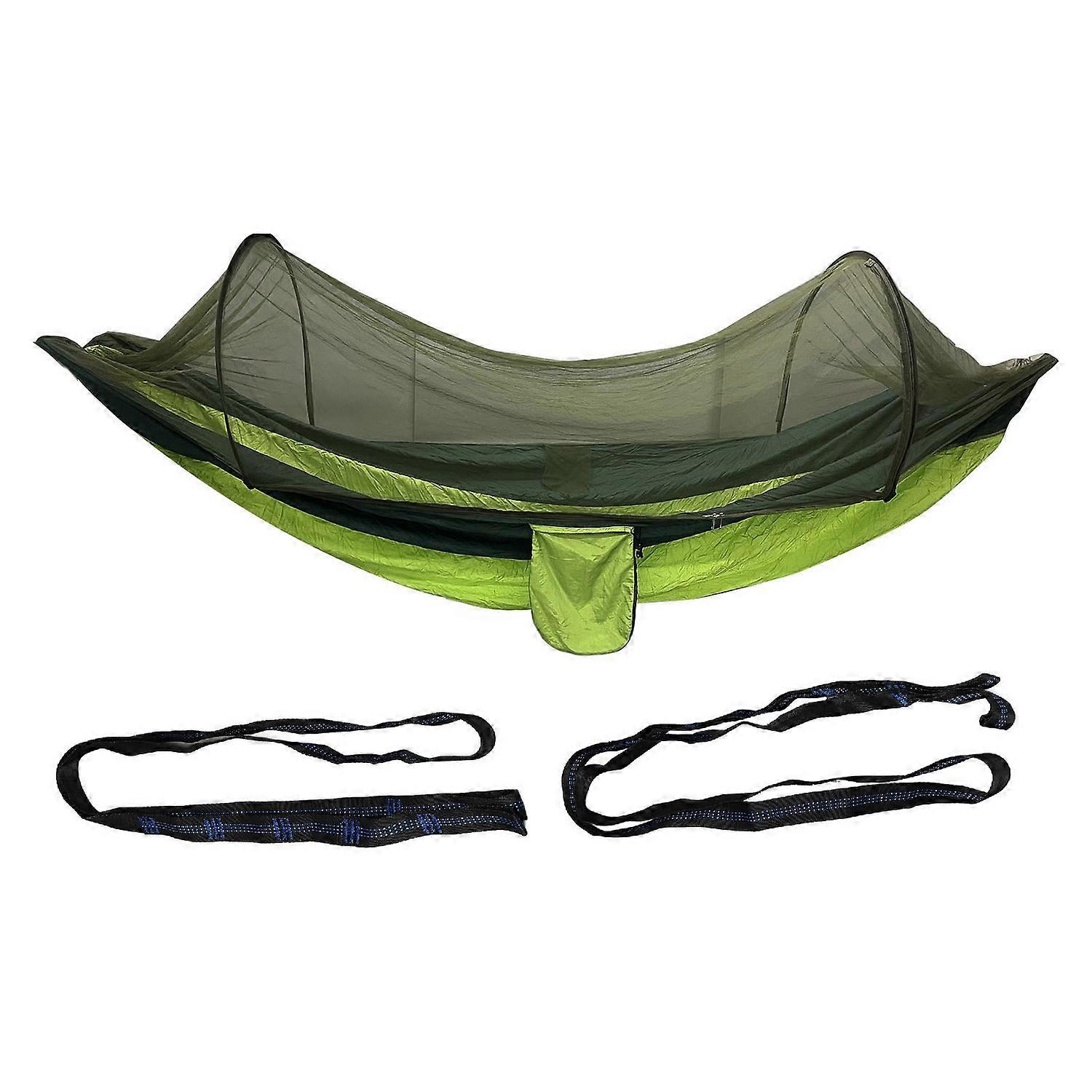 Camping Hammock with Net Lightweight Double Hammock Hold Up to 440.9lb for Outdoor Hiking Backpackin