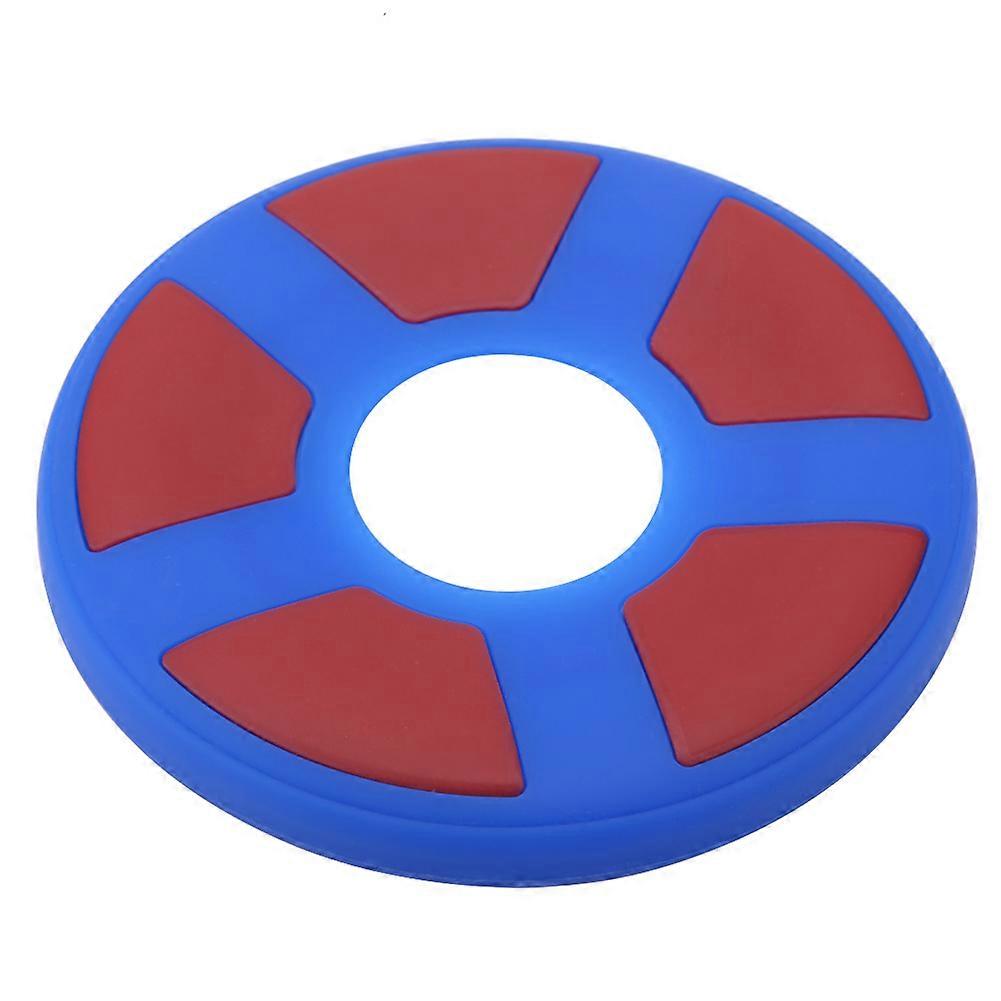 Dog Pet Flying Disc Training Tooth Resistant Bone Interaction Toy Paw Blue