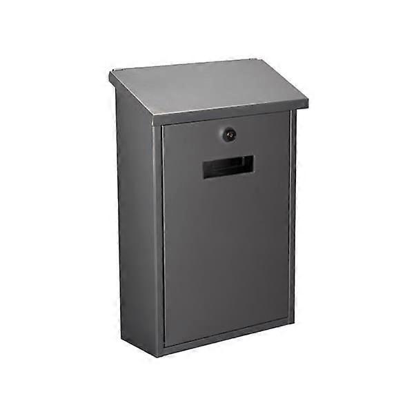 Mailbox - RIO - Silver - Wall-mounted - Plastic - 2 keys included