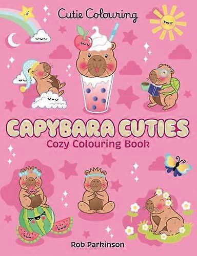 Capybara Cuties: Colouring Book