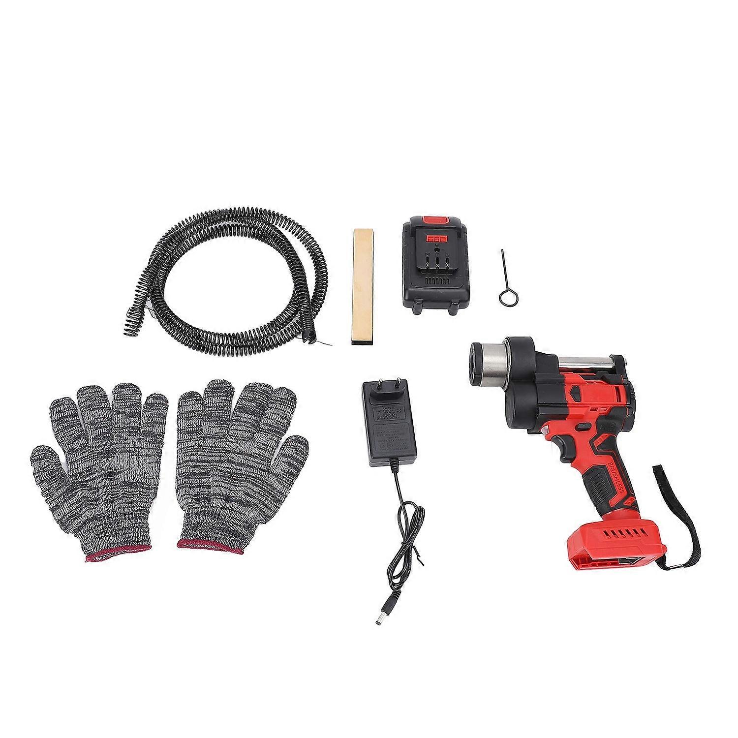 Electric Drain Cleaner 21V Cordless Handheld Clog Remover Pipe Dredging Tools for Kitchen Sink Bathr