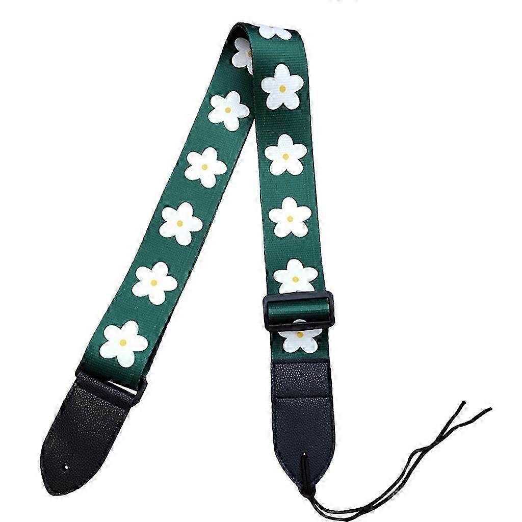 Adjustabe Gitarrrem Tryckt Gitarr Axelrem Bas Ukulele Axelbälte