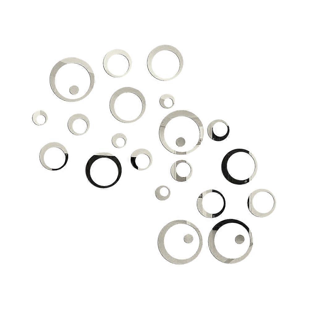 Mirror Effect Wall Art, Compatible With Smooth Surfaces For Creative Home Makeovers