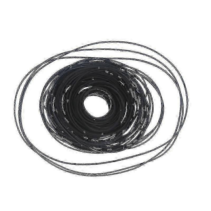 100buc / lot square cauciuc Drive Belt pentru casetofon Recorder de reparare