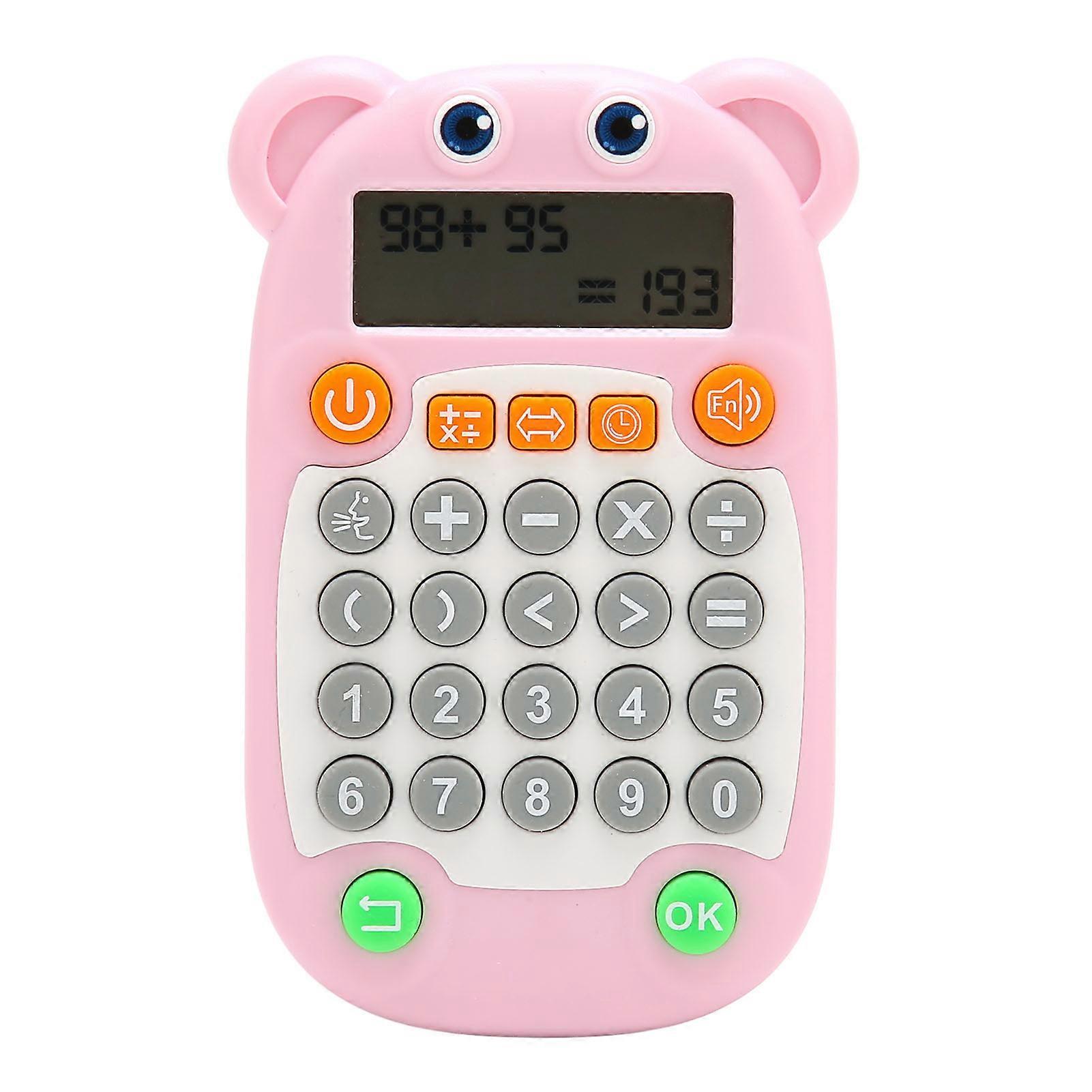 Exercise Toy Digital Display Voice Prompt 27 Keys USB C Charge Arithmetic Training Machine for Kids Education