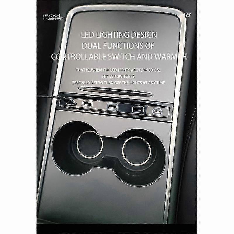 27W Quick Charger for 2021-2022 Model Y Docking Station USB Shunt Hub Model 3 Model Y Accessories