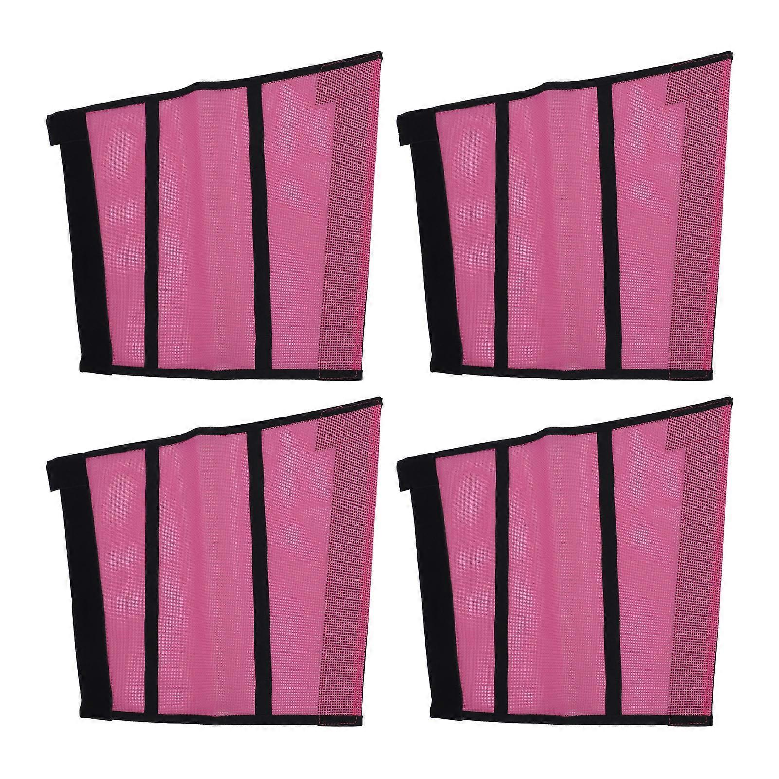 Horse Leg Fly Protection Covers Set of 4 Breathable Mesh Design Lightweight Durable Easy to Use Ideal for Leg Shielding and Insect Preventio