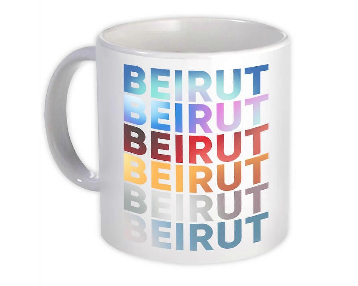 Gift Mug: Beirut Lebanon Gradient