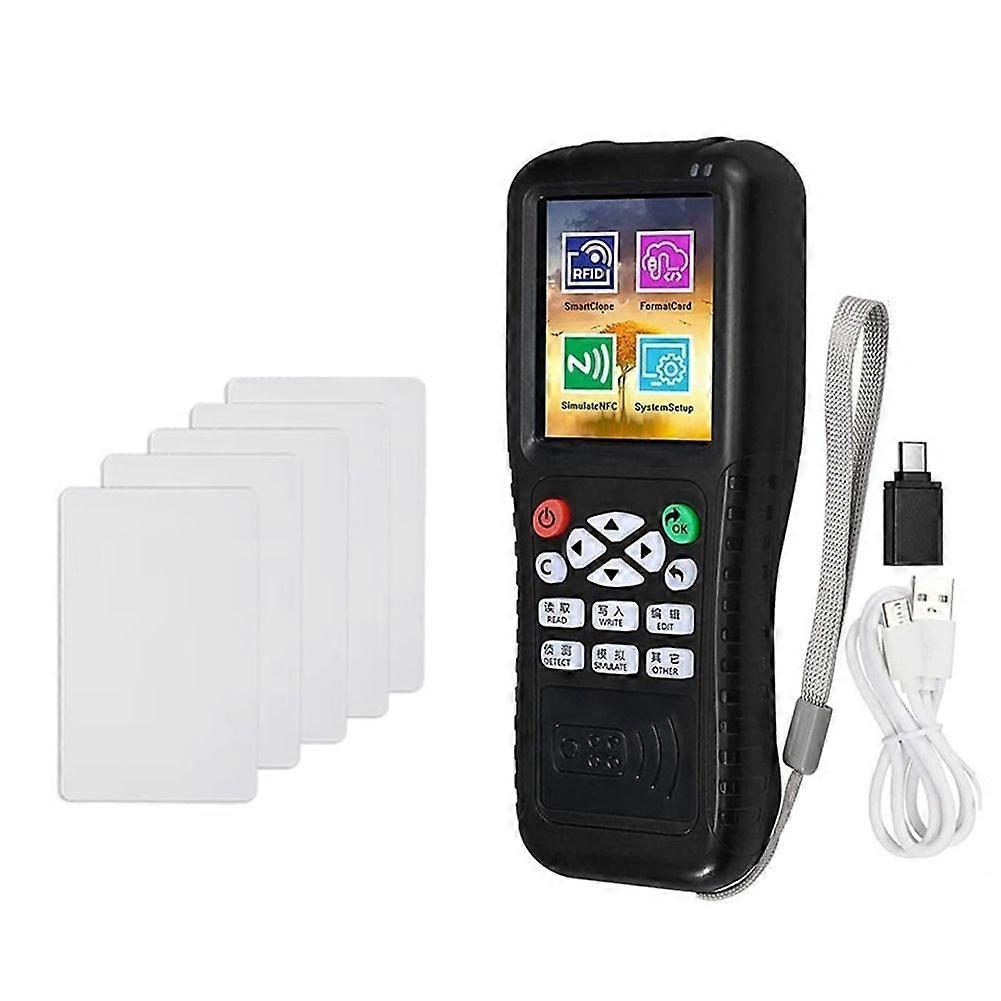 X100 RFID NFC čítačka čipových kariet Writer + 5 x CUID karta RFID duplikátor ID IC karta programátor šifrovaný kľúč kopírka