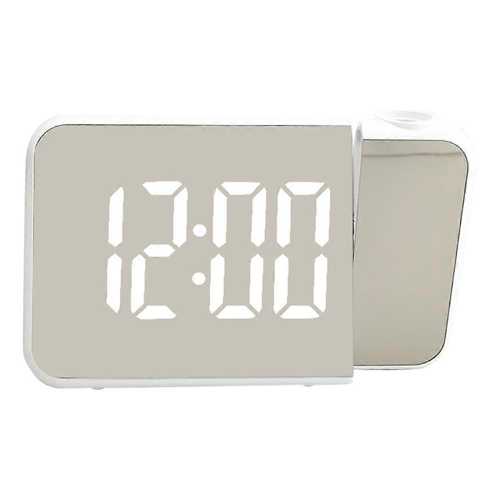 Projection clock electronic clock student alarm clock mirror projection electronic clock
