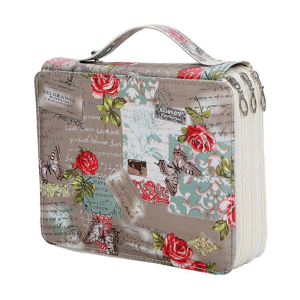 Artists' Supply: Multi-purpose Organizer With Durable Twill Fabric For Creative Projects, Gift For Artists (Stylish Pattern)