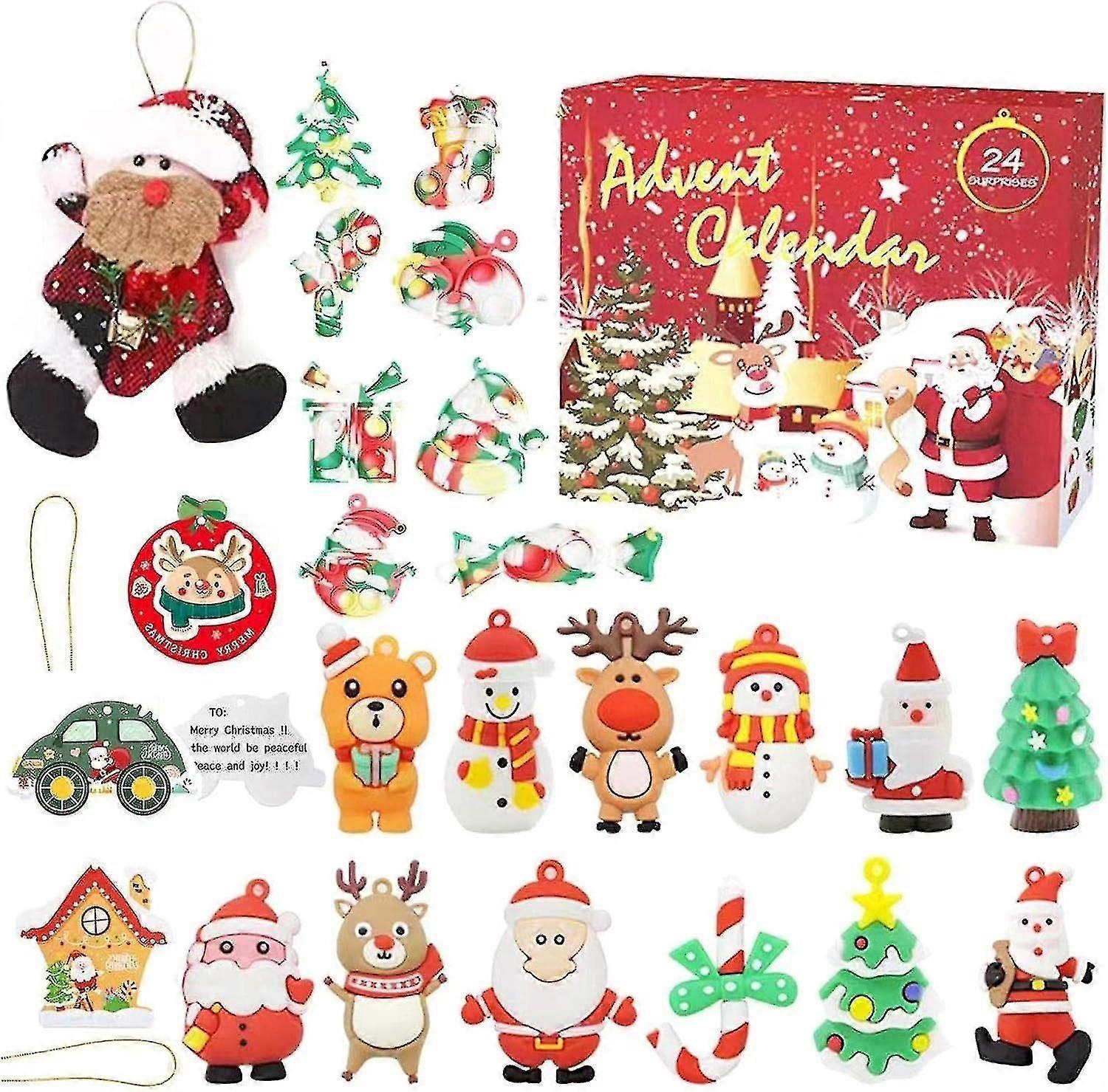 Advent Calendar 2023, Christmas Advent Calendar For Kids, Ducks Advent Calendar Christmas Toys Gifts For Kids And Adults (d)