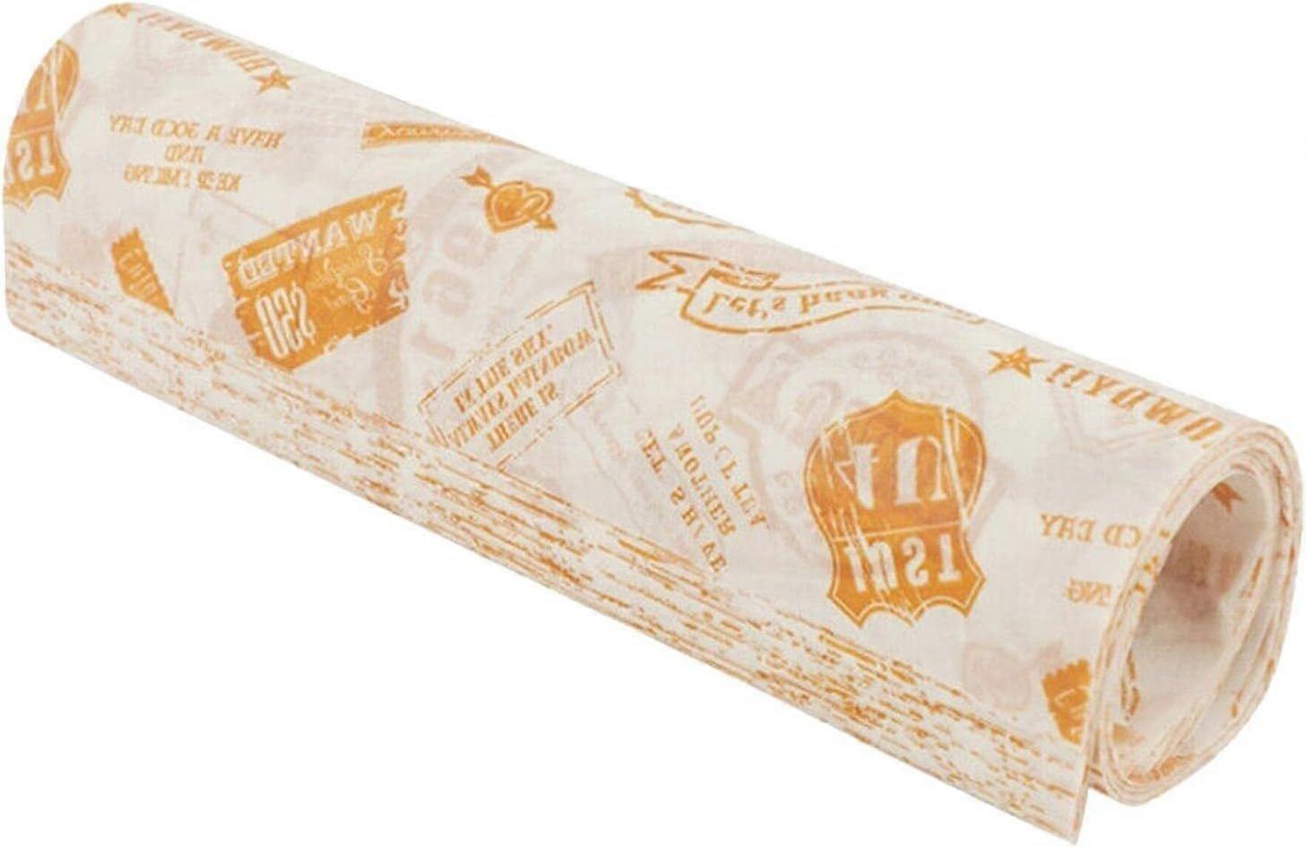 Sandwich Wrapping Paper, 50Pcs Wax Paper Sheets Food Picnic Paper, Deli Paper Greaseproof Paper Liners Wrapping Tissue
