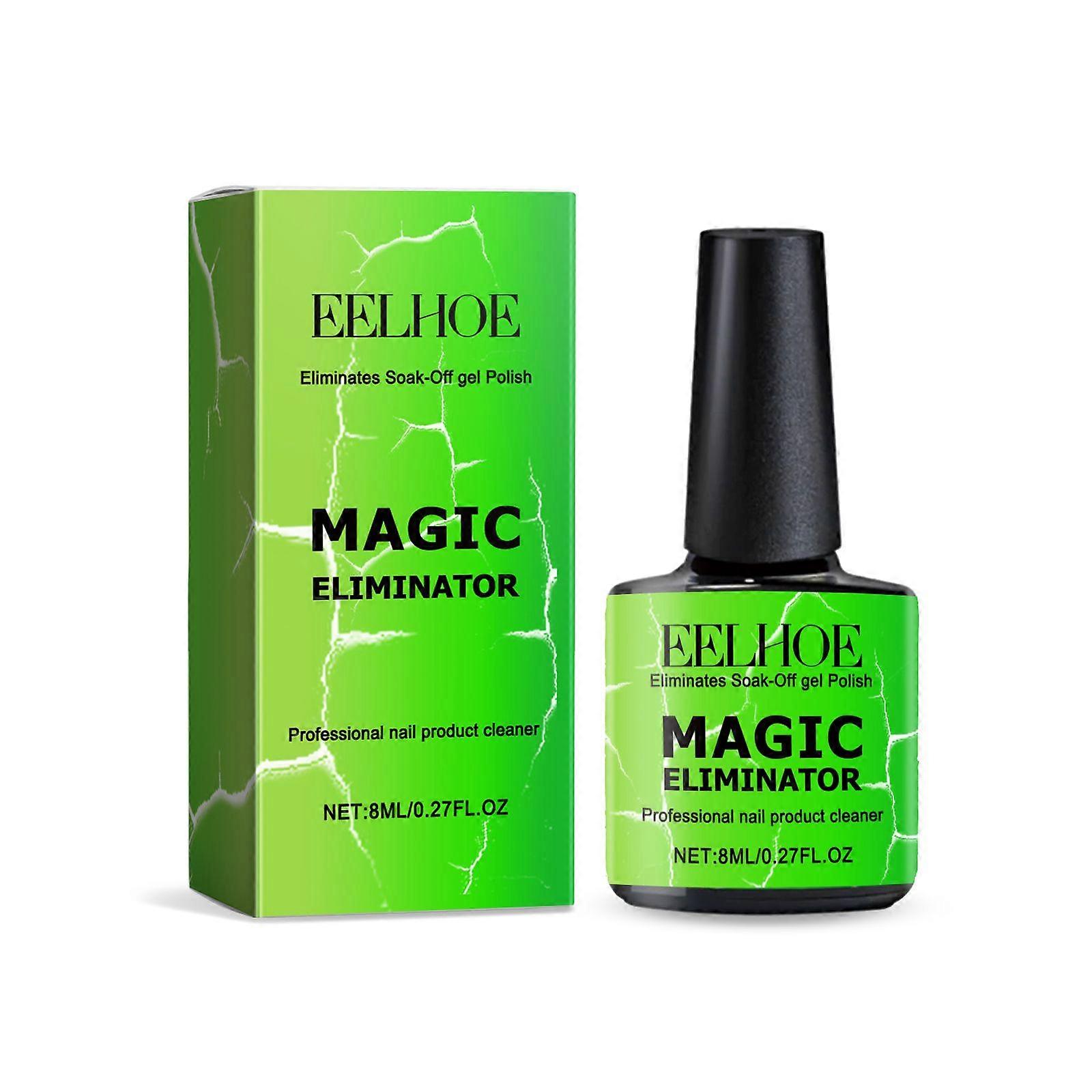 O removedor de esmalte Eelhoe é um removedor e solvente suave que remove facilmente esmalte e cola. É um removedor e base para esmalte.