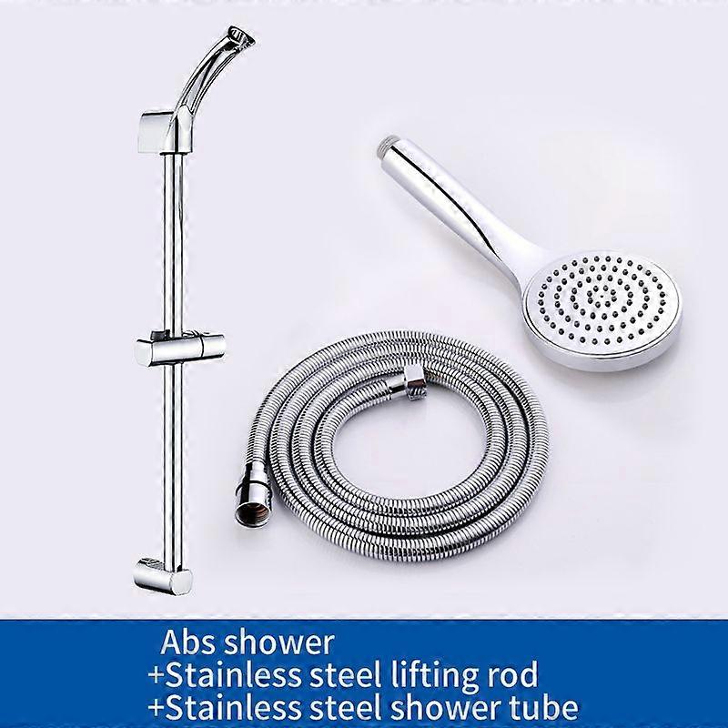 New Shower Slide Bar Combo High Quality Hand Held Shower Head Holder Wall Mount ABS Chrome Plated Shower Sliding Bar Set