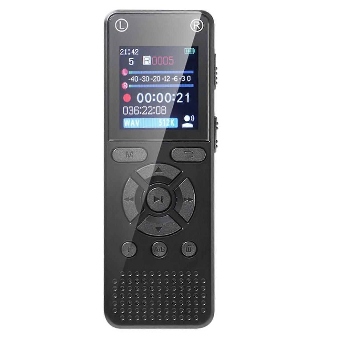 64GB Voice Activated Digital Recorder with Dual Microphone