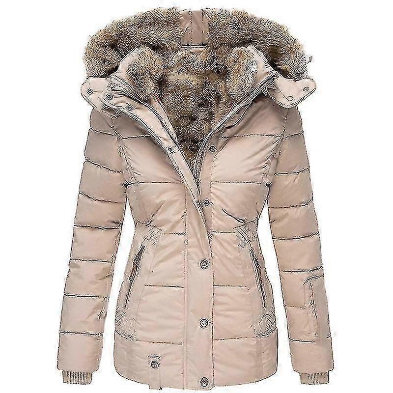 Women"s Down Coat Winter Regular Warm Casual Daily Jacket Long Sleeve CC