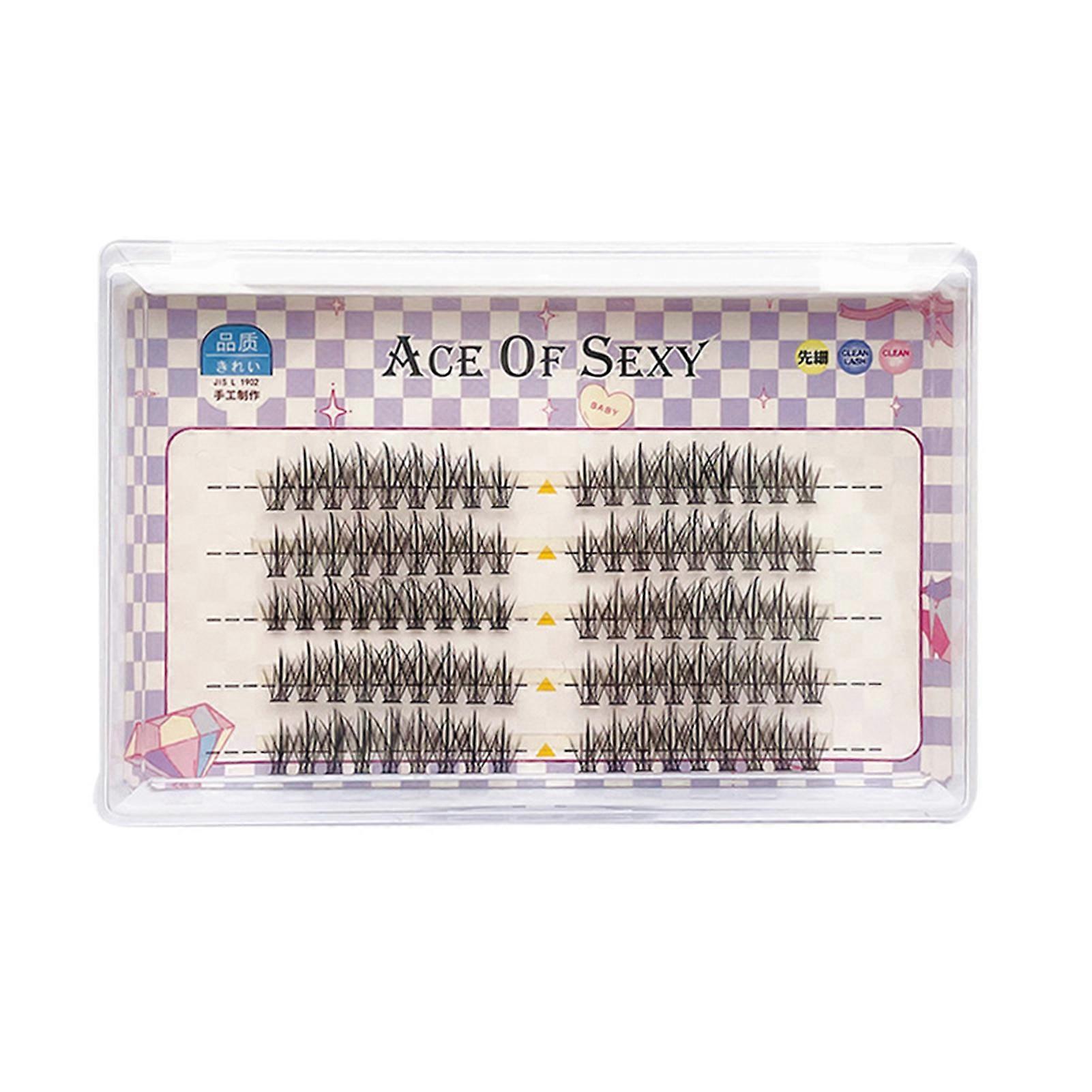 Segmented False Eyelashes Easier to Graft Not Scatter Fluffy Lashes