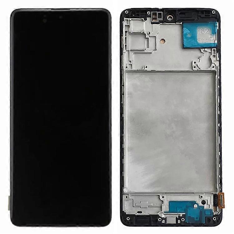 Compatible For Samsung Galaxy Galaxy M62 M625 Grade C LCD Screen and Digitizer Assembly + Frame Part (TFT Technology) (Without Log