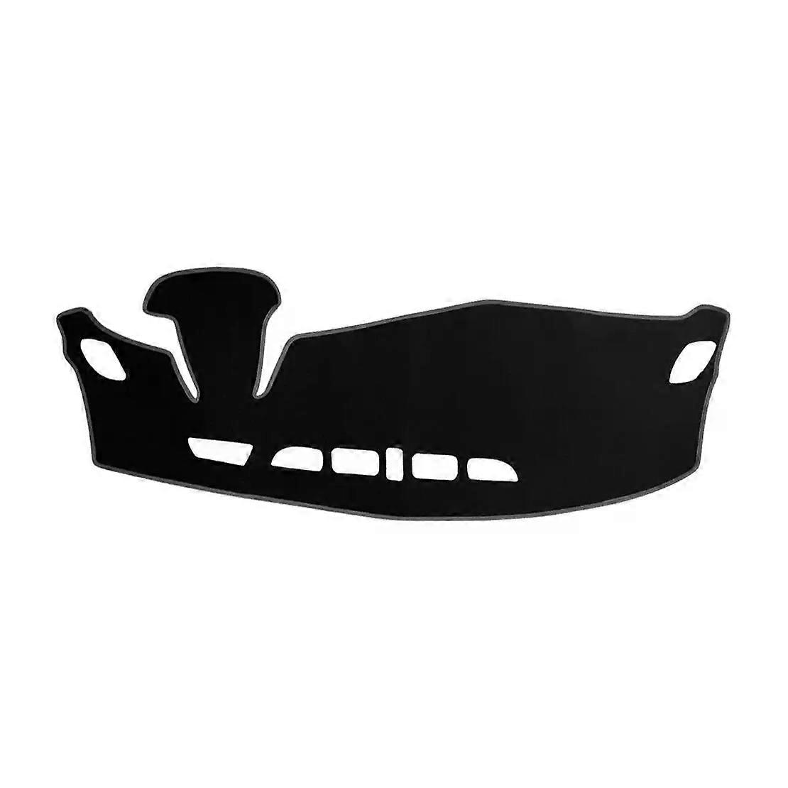Dashboard Cover Pad Dashmat Dash Mat Fit for Chevrolet Trax 2024 2025 RHD Black Polyester