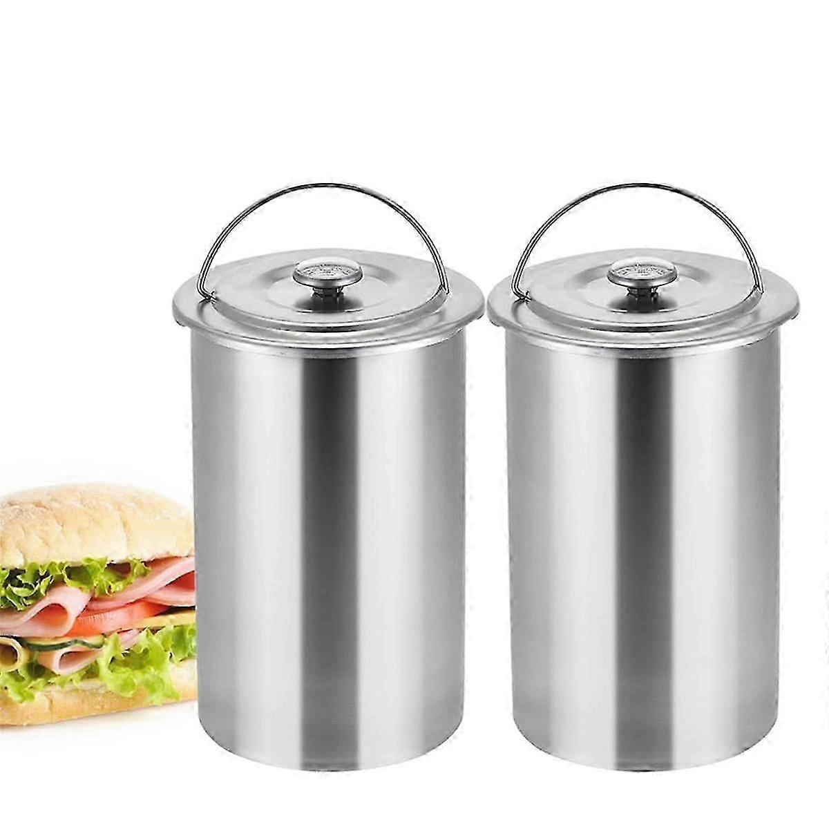 2 Sets Ham Maker, Stainless Steel Meat Press Tool for Making Ham Meat Maker Homemade Lunch Meat Mak