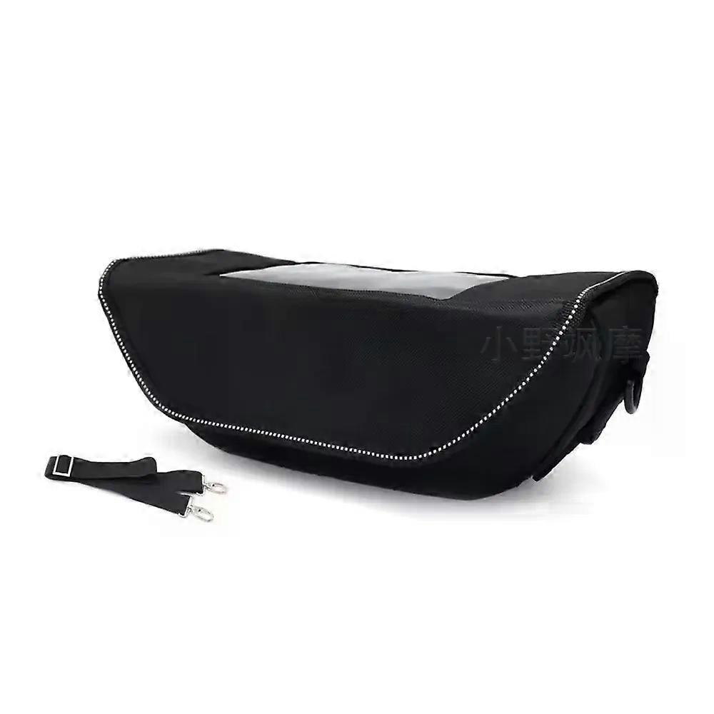 Motorcycle Handlebar bag waterproof handlebar travel navigation bag Universal type suitable for most models-no logo