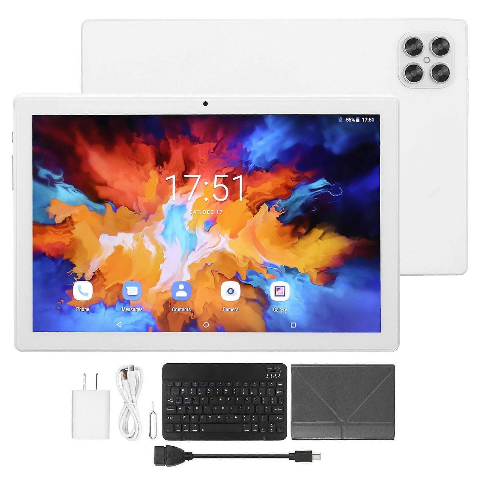 2 in 1 Tablet 10.1 Inch for Android 11.0 with BT Keyboard 4G LTE 5G WiFi 12GB 256GB 1920x1200 20MP Camera