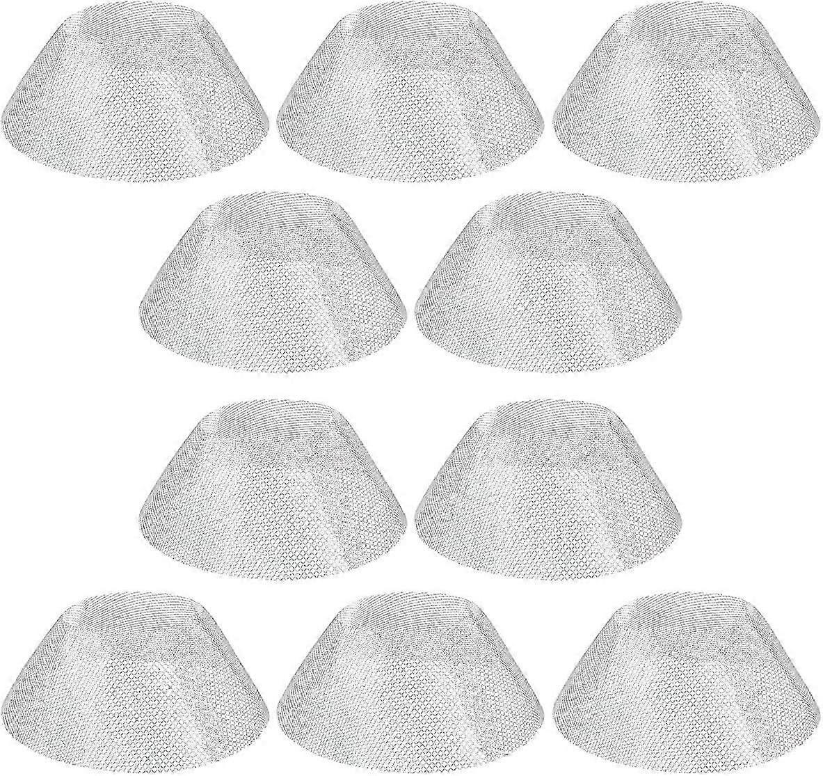 10 Pcs Round Range Hood Filters Filter Replacement Grease Net for Kitchen Range