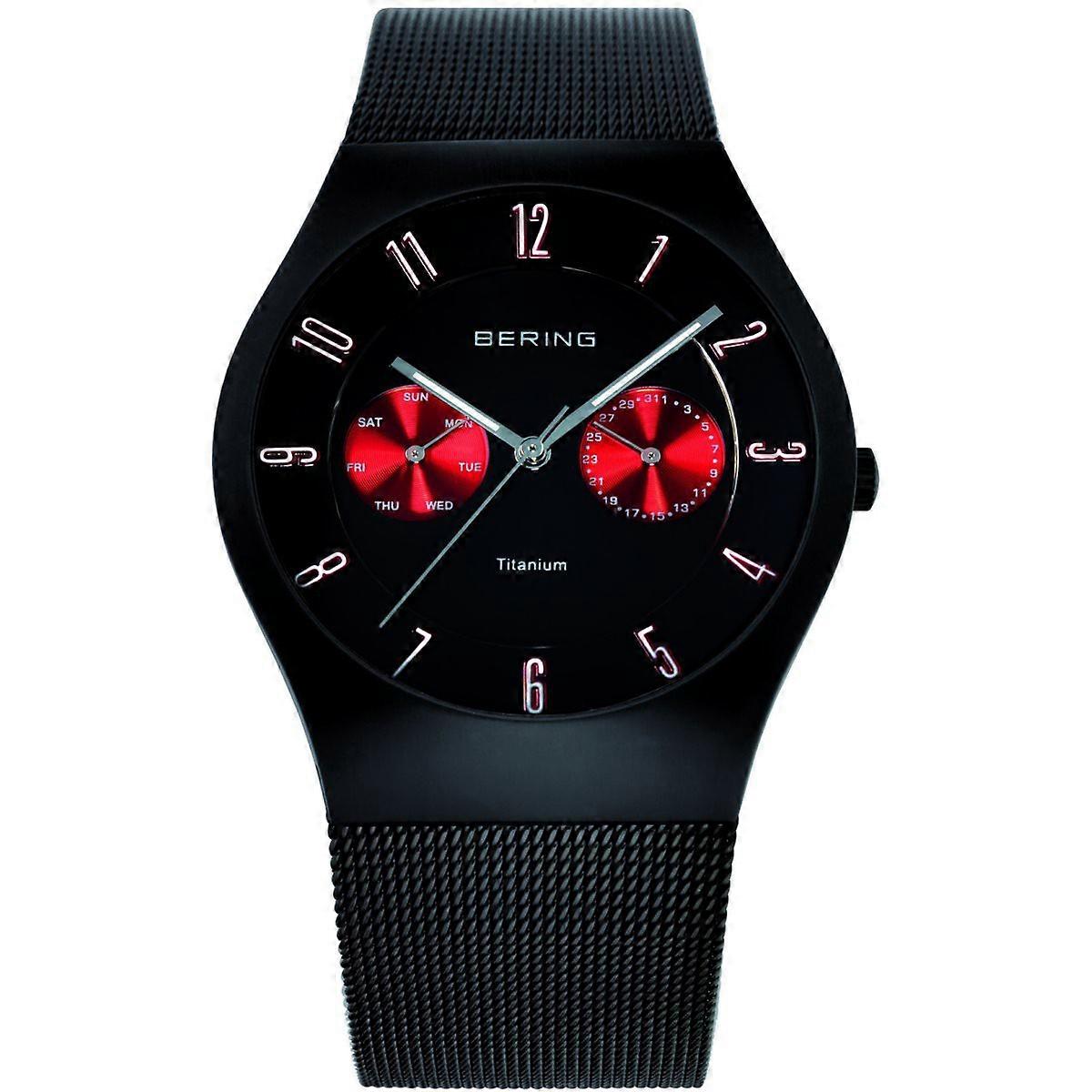 Bering mens watch wristwatch slim classic - 11939-229 Meshband