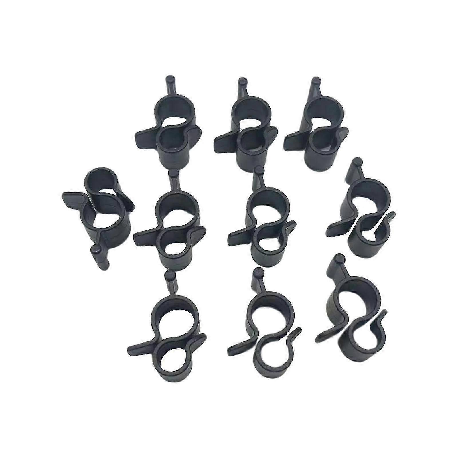 10x Awning Clips Travel Rope Clamp Slides into Awning Roller Bar Channel