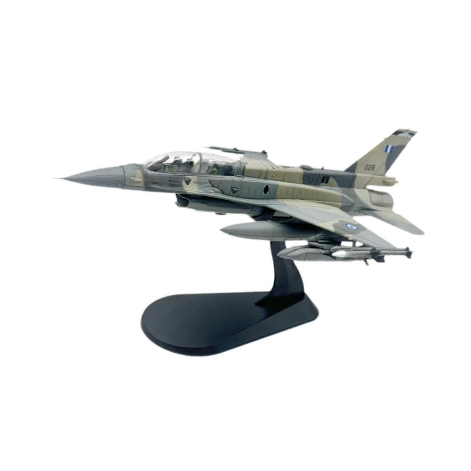 Fighter Model Simulation Alloy Desktop Decor 1/72 for Shelf Home Tabletop