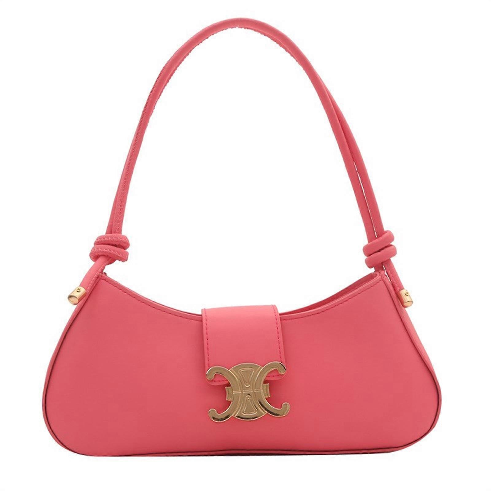 Elegant and Versatile Small Handbag Exquisite Craftsmanship Shoulder Bag Suitable for Daily Use  Pink