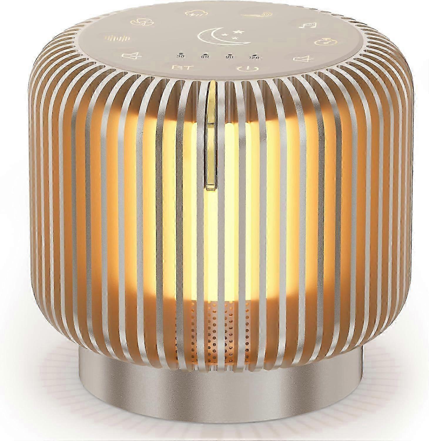 2025 Latest Model  White Noise Sound Machine, Bluetooth Speaker with Dimmable -I